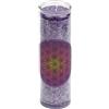Yogi & Yogini Naturals Candela profumata per meditazione, aroma: lavanda, vaniglia e mandarino, fiore della vita