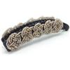 Meilliwish Nobile Bellissimo Signora Clip della banana di capelli Holder Coda di cavallo(H57)(Cachi)