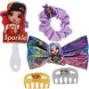 Townley Girl Rainbow High - Townley Girl Sparkle Hair Accessories Box|Gift Set for Kids Girls|Ages 6+ (5 pezzi) Including Hair Bow, Hair Brush, Jaw Clips and More, for Party, Sleepovers and Makeover