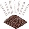 AnAsh Forcine per capelli da donna, 60 pezzi, forcine per capelli spessi, sottili, ondulati, ricci, lunghi e corti, perfette per l'uso quotidiano, casual, feste, viaggi e matrimoni (U marrone)