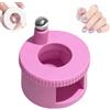 Generisch 2026 New Rotating Cat Eye Magnet, Beginner Friendly Nail Tool with Uniform Magnetic Force & Excellent Light Absorption, Can Easily DIY Glossy Cat Eye Effect (Rosa)