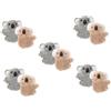 PAMINGONO 10pezzi Fermagli Per Forma Di Koala Accessori Per Carini e Colorati Per Donne e Ragazze Per Acconciature Eleganti e Casual