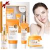 HASAIKA® Kit per la Cura Della Pelle alla Vitamina C, Crema Rassodante Idratante per la Pelle, per una Pelle Luminosa e Radiosa, 4 pezzi