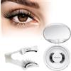 QUEWEL Ciglia Magnetiche Naturali, Ciglia Finte Magnetiche riutilizzabili con applicatore, non c'è bisogno di colla magnetica per Ciglia QUEWEL facile da indossare e rimuovere （Style B 09)
