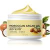 CLY AMS 100 g di burro corpo all'olio di argan, burro di karitè, idratante per viso e corpo, crema rassodante antirughe per pelle secca