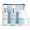 Nova Luma cosmetica Nova Luma travel kit - 3 in 1, cofanetto : Siero e Crema Maschera con Bava Di Lumaca 98% 80% e 60% - Acido Ialuronico Antirughe e Burro di Karitè