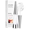 TAVYTH Olio Labbra Volumizzante Lip Plumper Effetto Volume Istantaneo Idratante Nutriente Gloss Trasparente Livello, Lucidalabbra Trasparente, Idratante, 7g