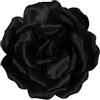 Mecool Fermaglio per capelli grande rosa spilla spilla fiore fiore testa fermaglio capelli ragazza accessori festa di nozze nero