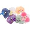 MAGICLULU 6 Pezzi Fermagli per Chioma Fiori Tropicali in Seta, Orchidée | Decorazione Perline, Farfalla Phalaenopsis Colorata, Stile Boho, Accessori Hawaiani per Vacanze al Mare e Foto Estive