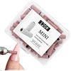 Generic Piccoli abrasivi per unghie, 50 pezzi, compatti, per manicure, custodia per riporre oggetti per casa, scuola, fidanzata, moglie, , trapano per unghie, 50 pezzi, per manicure