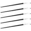 Semme Set di Pennelli per Eyeliner Ad Angolo per un Trucco degli Occhi , 5 Pennelli Piegati in Stili Ultra Fini, Definiti e per il Trucco, Set di Pennelli per Trucco