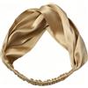 Yurosiay Fascia Elastica in Seta per Capelli da Donna 100% Pura Seta di Gelso 19 Momme Fascia per la Testa Accessori per Capelli in Raso per Ragazze Fascie per la Testa Bandana