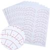 Semme 140Pcs Eye Lashes Extension Adesivo Ciglia Isolamento Posizionamento Pads, Punto Fisso Piantare Ciglia Adesivi per Esercitazione Ciglia da Innesto Ciglia di Posizionamento a 5 Punti