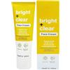 ZCSXK Crema schiarente per la pelle, crema idratante ad assorbimento rapido da 75 ml, di bellezza per il viso per donne, uso giorno e notte, adatta a casa e in viaggio