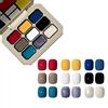 Uposao 9 Colori Smalto Unghie in Gel Solido, Set Di Solid Nail Polish Palette Color Crema Kit Di Unghie Glitterate Smalto Gel Indurito a LED UV Per Nail Art Design Fai Da Te Kit