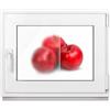 Framex Finestra da bagno bianca doppio vetro opaco 60 x 40 cm DIN destra, finestra da cantina in plastica PVC Satinato 600 x 400 mm 32 mm vasistas (maniglia sinistra)