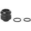 LLHCF Raccordo a compressione in ottone con filettatura G1/4 per tubo rigido da 14 x 10 mm, connettore per rinfrescare l'acqua del PC, 1 pezzo