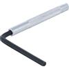 BGS 1122 | Chiave ad angolo per pastiglie freni | esagono interno 7 mm