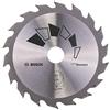 Bosch 1x Lama per Sega Circolare Standard (per Legno, Ø 130 x 2.2/1.5 x 20/16 mm, 18 Denti, ATB, con 1x Anello di Riduzione 16 mm, Accessori Seghe Circolari)