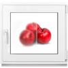 Framex Finestra da bagno Bianca Doppio Vetro Satinato 70 x 60 cm DIN Destra, Finestra seminterrato PVC Satinato 700 x 600 mm 32 mm Oscillobattente (Maniglia Sinistra)