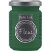 FLEUR DESIGNER'S PAINT | Pittura ad Acqua, Effetto Gesso Naturale, Extra Opaca, Fleur Chalky F54, Colore The Green Queen, Made in Italy, Formato da 130 ml
