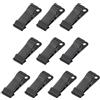 QUARKZMAN 10Pcs Morsetti A Coccodrillo 1.3 X 0.5 Mini Morsetti Nero | Per Lavoro Foto Vestiti Artigianato, Con Mascella Liscia, A Molla Appesi, In Metallo