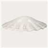 Keyhomestore-Ricambio paralume piatto in ceramica traforata per lampadario a sospensione classico rustico country - 43 cm 100% Made in Italy nostra produzione