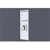 Bernstein Nicchia da parete NT3090010X con ripiano portaoggetti - in acciaio inox - 30 x 90 x 10 cm (L x A x P) - colore selezionabile, Colore:bianco