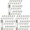 BOJACK F1AL250V 5x20 mm 1A 250V Fusibili rapido 1 Ampere 250 Volt 0,2 x 0,78 pollici Fusibili per tubo di vetro(confezione da 60 pezzi)