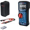 Bosch Professional Multimetro GDM 600-15 | True RMS, LCD invertito, misura frequenza/continuità/resistenza/capacità, min/max/media, linee di prova MS 90