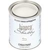 bianco Shabby CHALK PAINT Bianco Naturale per Mobili e Pareti - Pittura Shabby Chic Vintage EXTRA OPACA (1 Litro)