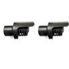 Nova italf Terminale nero inox innesto M maschio Cappello fumaiolo Terminale pellet (D80mm) (Confezione da 2)