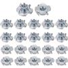 QUARKZMAN M5x6mm 0,57 x 0,24 Dadi a T 4 Punte Inserti Filettati 100pz | Acciaio al Carbonio Inserti Filettati 0,57 x 0,24 per Legno, Prese da Arrampicata, Mobili da Cucina, Mobili