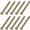 QUARKZMAN 200 Pezzi Piccoli Chiodi 1.4 X 16mm Testa Tonda Casalinga Bronzo | Chiodi Comuni Per Finiture Del Legno, Appendere Quadri Progetti Fai Da Te, Acciaio Al Carbonio, Per Ferramenta