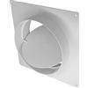 Steinberg14 Flangia da parete 150 mm con valvola di ritorno, connettore in PVC, tubo di ventilazione