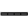 Steinberg14 Griglia di Ventilazione Rettangolare 400x50 mm - Griglie di Aerazione in Metallo Nero - Serranda di Scarico dell'aria con Zanzariera - Copri Bocchetta Interna a Parete e a Soffitto