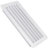 AERZETIX Griglia di ventilazione 175x75 mm da incasso in plastica ASA per interno e esterno/colore bianco