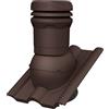 Parotec Camino di Ventilazione DN 125 mm - altezza 325 mm - ventilatore passivo per tegole Wierer FRANKFURTER BENDERS MECKLENBURGER - Ventilazione del tetto | Mattone di ventilazione RAL 8017 Marrone