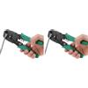 SQUADO Strumento Di Crimpatura Pinza Crimpatrice (Plug RJ11 RJ12 RJ45, 8P 6P 4P) Per Cavo Di Rete Ethernet Lan Rete Telefono, Internet, Telecamere Ip (Confezione da 2)