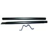 BLINKY Vigor Blinky 27293-10 Paletto in Ferro Verniciato, per Cassetta America, Altezza 152 cm, Nero