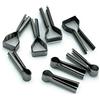 CCA Lame miste: 4 rotonde interne, 4 staffe esterne, finiture saldate UK | Compatibili con il manico CCA Exacto Red, queste lame in acciaio dolce tagliano vinile e PVC saldature del pavimento in modo