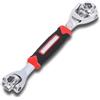 Generic Set di chiavi a bussola girevoli multifunzione 52 in 1, chiave a cricchetto manuale 8 in 1, chiave a bussola universale e set di chiavi regolabili per riparazione auto e manutenzione domestica