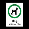 USSP&S Dog pattumiera sticker/autoadesivo Sign - incrostazioni/Dog area/Clean it Up/guardia di sicurezza cani (PPA24)