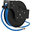 RBFGYIOP Avvolgitubo automatico aria compressa Tubo ibrido impieghi gravosi 3/8 x 25 piedi/50 piedi doppio braccio 300 PSI riavvolgimento automatico incl. cavo collegamento 5 piedi montaggio parete/s