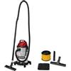 Einhell Aspiratore per liquidi e solidi TC-VC 3055 S | 950 W | 190 mbar | Serbatoio in acciaio inossidabile da 30 L | Ruote | Supporto per accessori | Incl. vari filtri e bocchette