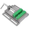 CUSANSK Morsa per trapano, 100 mm, tenditore di precisione in ghisa con ganasce di protezione magnetiche, per banco da lavoro, casa, hobby, compatibile con fresatrici
