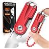 GIRIAITUS Regalo Uomo 2in1 Coltello Multiuso con Apribottiglie, Portachiavi, Campeggio Accessori Utili, Regali di Natale, Regalo Uomo Compleanno, Regalo Anniversario per Lui
