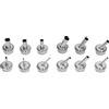 CHICIRIS Ugello di Aria Calda Universale 12 -PCS -Delstahl per la Stazione di Saldatura Sostituzione Ideale per la Pistola di Saldatura Adatta per la Sostituzione degli Ugelli Caldi