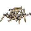 QUARKZMAN 15Pz Chiodi in Ottone 2.8x20mm(DxL) Chiodi per Quadri Muro Testa Rotonda Piccoli in Ottone Hardware per Progetti Fai da Te in Legno Scatole Decorative Casa, Tonalità Bronzo