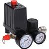 Shanrya Pressostato, valvola di controllo del compressore d'aria a 4 fori 220V 380V 90-120PSI per la sostituzione